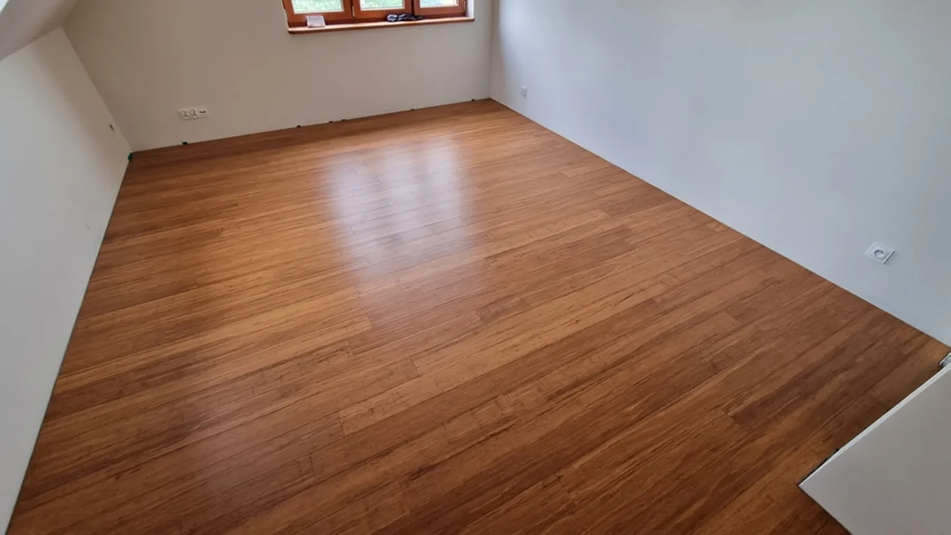 Podłoga bambusowa Wild Wood Karmel OLEJ UV - Montaż w domu jednorodzinnym